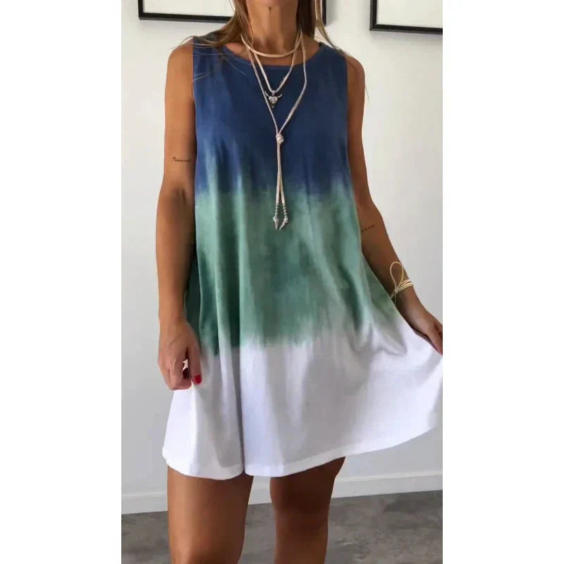 Pamela - ärmelloses Kleid Mit Rundhalsausschnitt