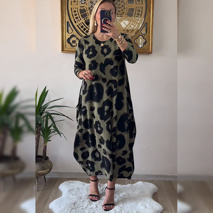 Kynthia – Elegantes Langärmliges Kleid