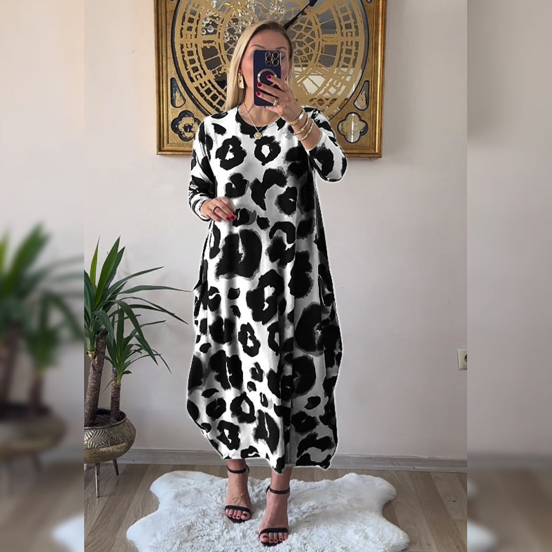 Kynthia – Elegantes Langärmliges Kleid