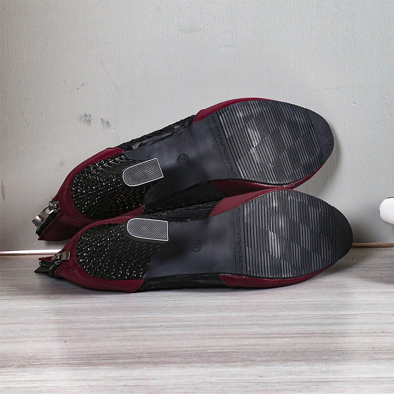 Janneke - Elegant Spitze Hoher Absatz Schuhe