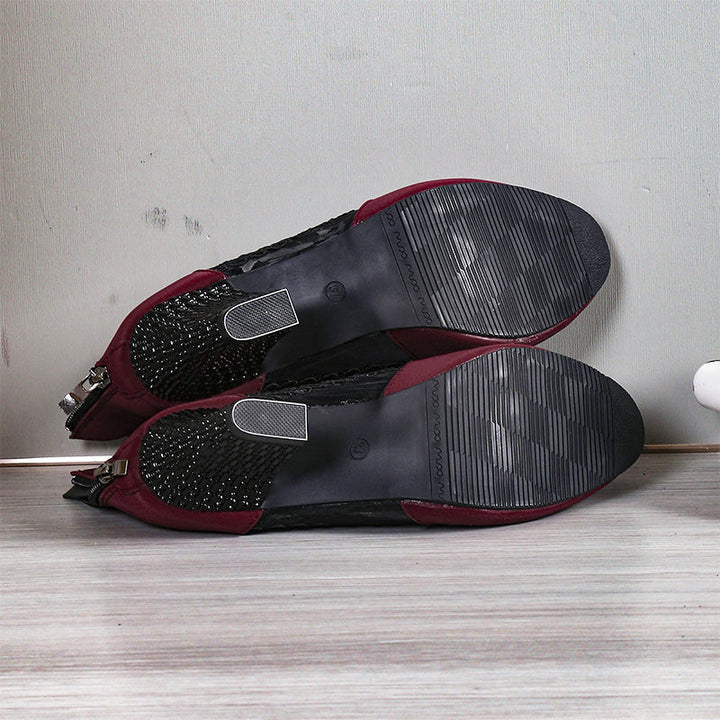 Janneke - Elegant Spitze Hoher Absatz Schuhe
