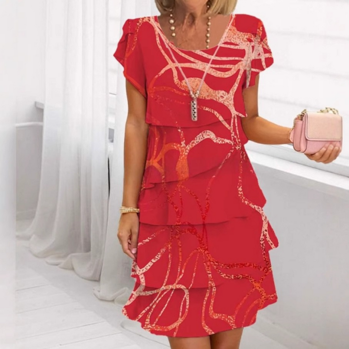 Gilava - Elegantes Rüschen Kleid