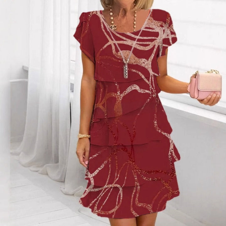 Gilava - Elegantes Rüschen Kleid