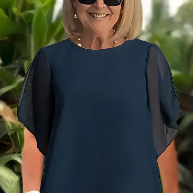 Lianah – Bluse Mit Weit Geschnittener Hose