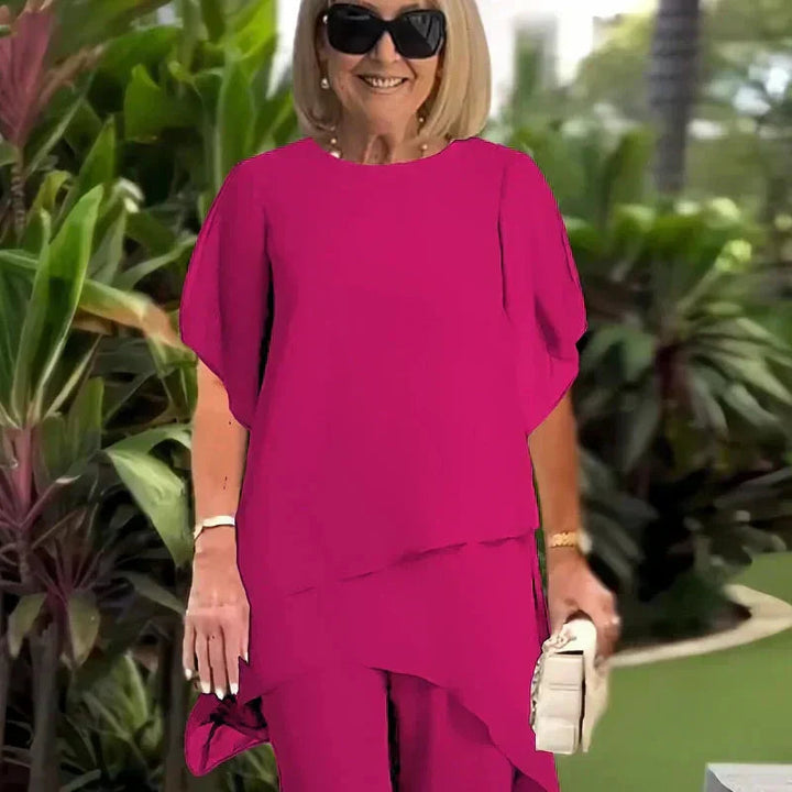 Lianah – Bluse Mit Weit Geschnittener Hose