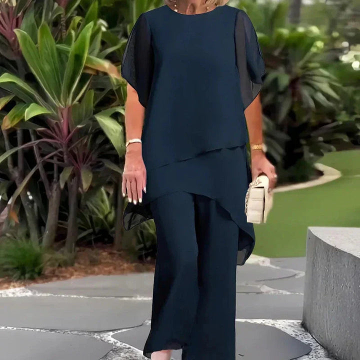Lianah – Bluse Mit Weit Geschnittener Hose