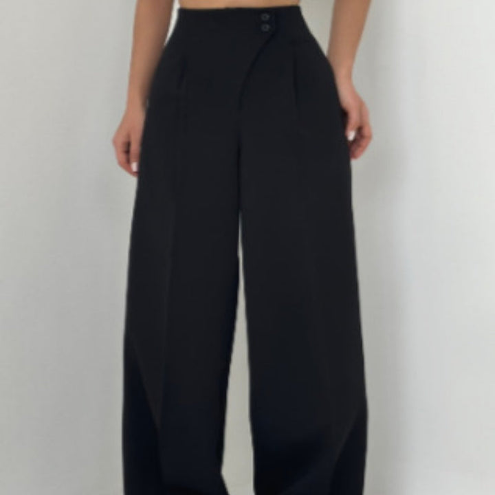 Mariani – Modische Hose Mit Weitem Bein