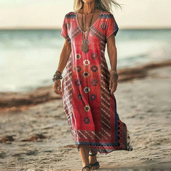 Lovisa - Kurzärmeliges Kleid Mit Drucken