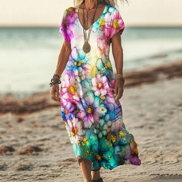 Lovisa - Kurzärmeliges Kleid Mit Drucken