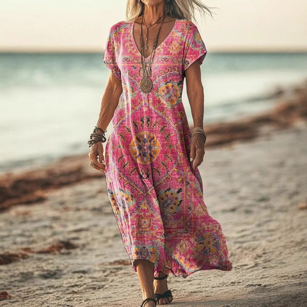 Lovisa - Kurzärmeliges Kleid Mit Drucken