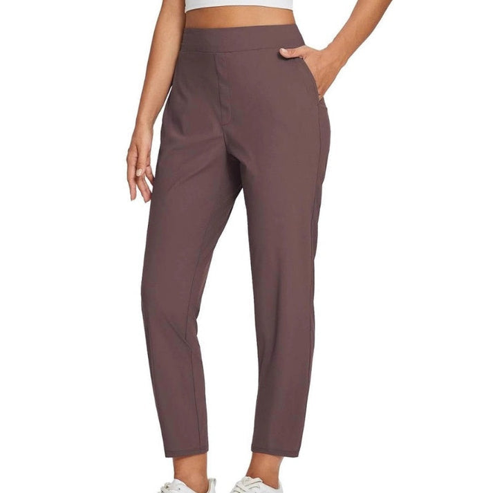 Zaryn - Stretch Hose Mit Hoher Taille Und Tasche