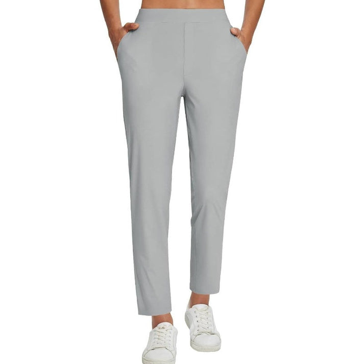 Zaryn - Stretch Hose Mit Hoher Taille Und Tasche