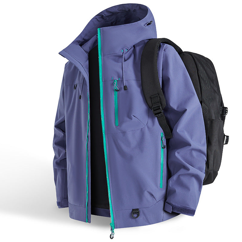 DriftEdge - Wasserdichte Wanderjacke Mit Reißverschluss