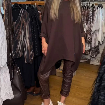 Aldona – Asymmetrisches Oberteil Und Schlichte Hose