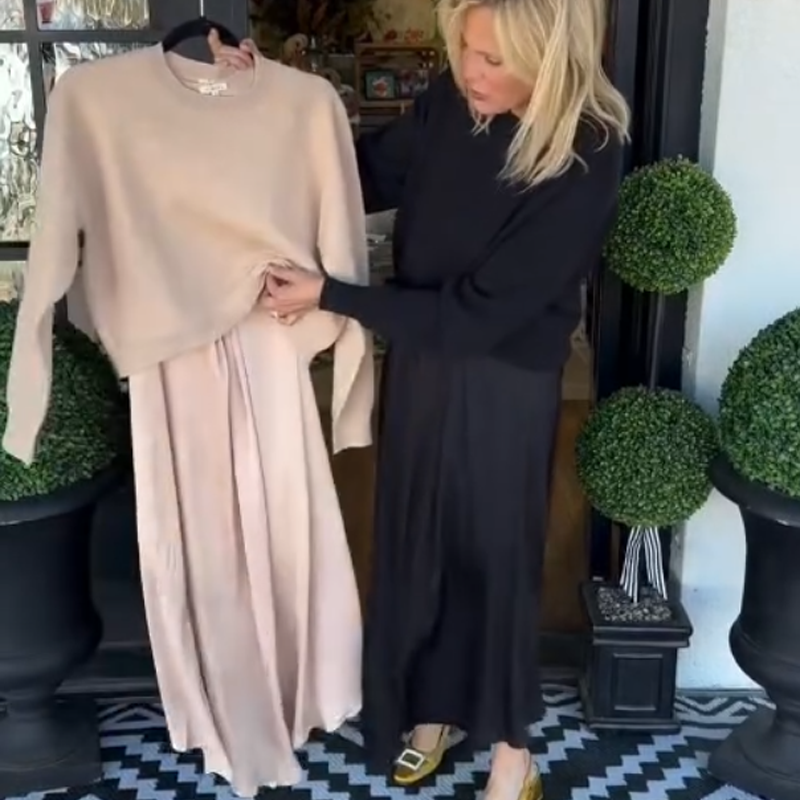 Lilee – Top Mit Gedrehtem Knoten Und Maxikleid