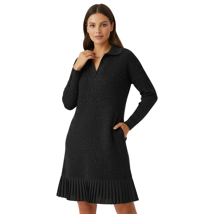 Leire – Minimalistisches Kurzes Strick Kleid