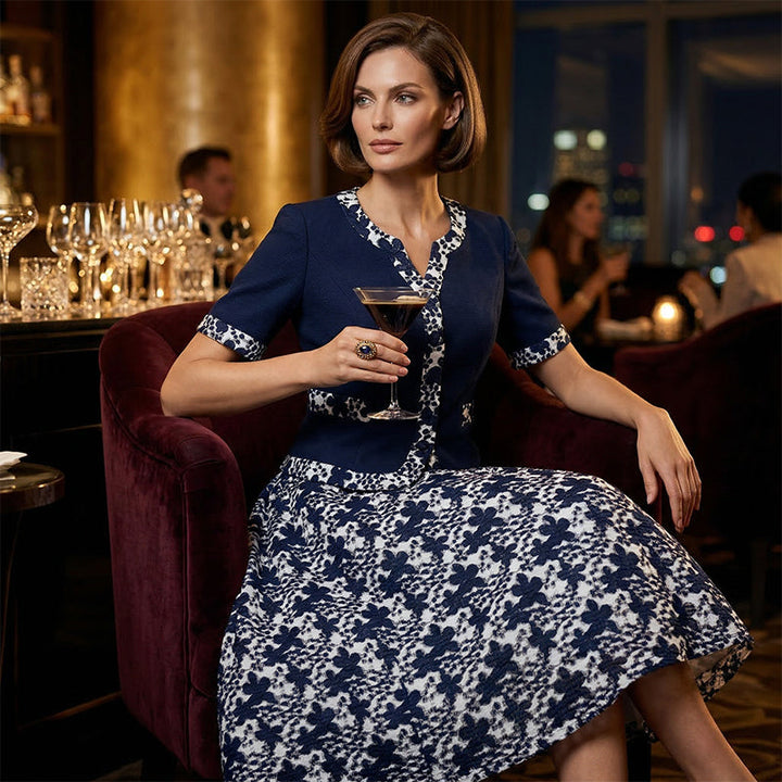 Jinia – A-Linien-Kleid Mit Blumenmuster