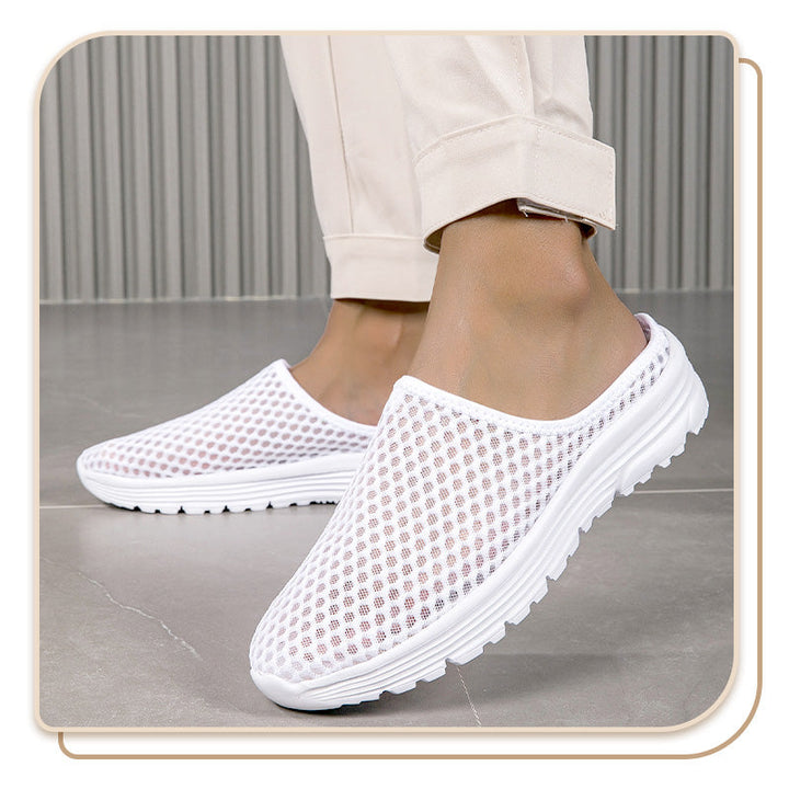 Nesrine – Atmungsaktive Pantoletten Aus Mesh