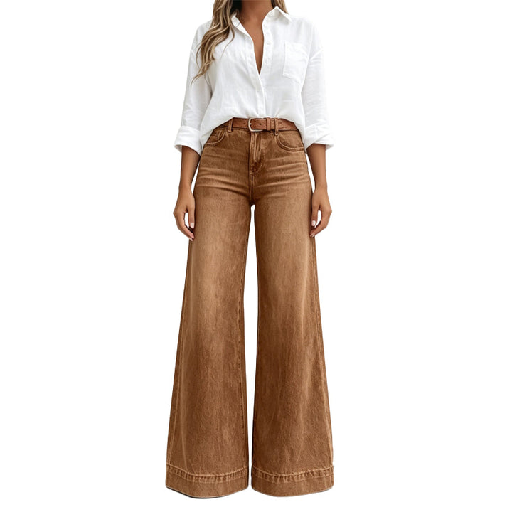 Kilola – Jeans MIT Weitem Bein Und Hoher Taille