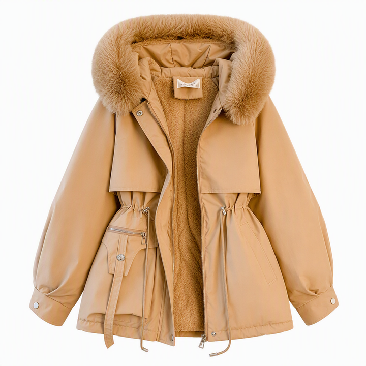 Wenqing – Winterjacke Mit Kapuze Aus Kunstfell