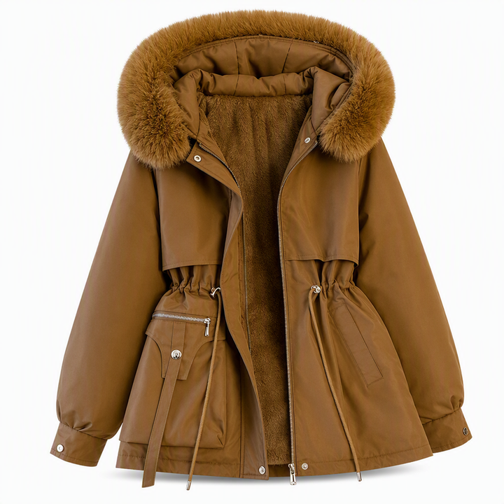 Wenqing – Winterjacke Mit Kapuze Aus Kunstfell
