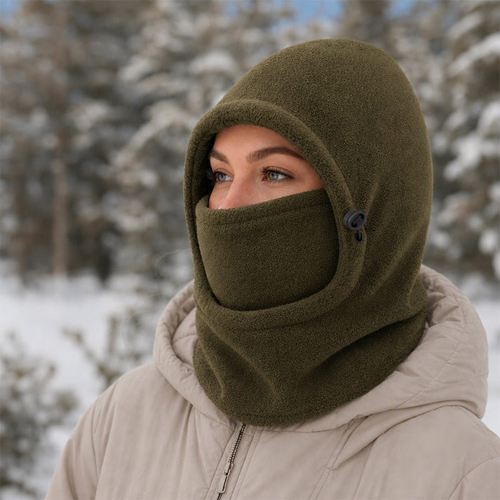 Norvello - Fleece Sturmhaube Mit Kapuze Und Gesichtsbedeckung