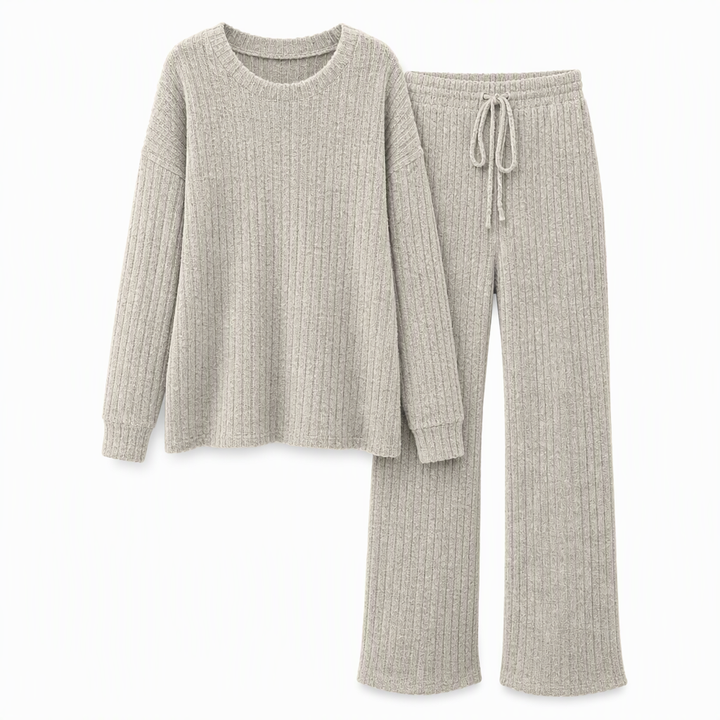 Lesana – Sportliches, Gestreiftes Zweiteiliges Set