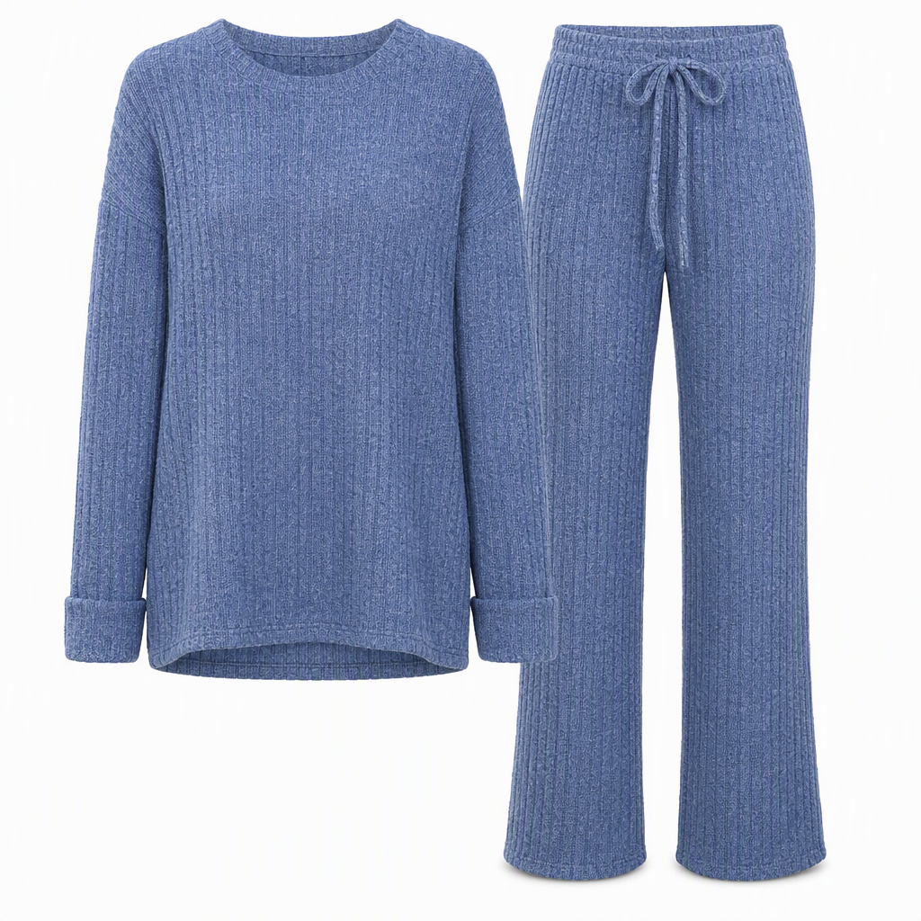 Lesana – Sportliches, Gestreiftes Zweiteiliges Set
