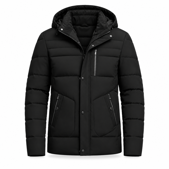 Jahsiah - Wintermantel Mit Fleece Futter