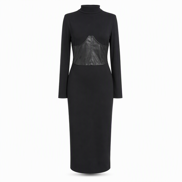 Rabiatou - Pullover Kleid Mit Langen Ärmeln