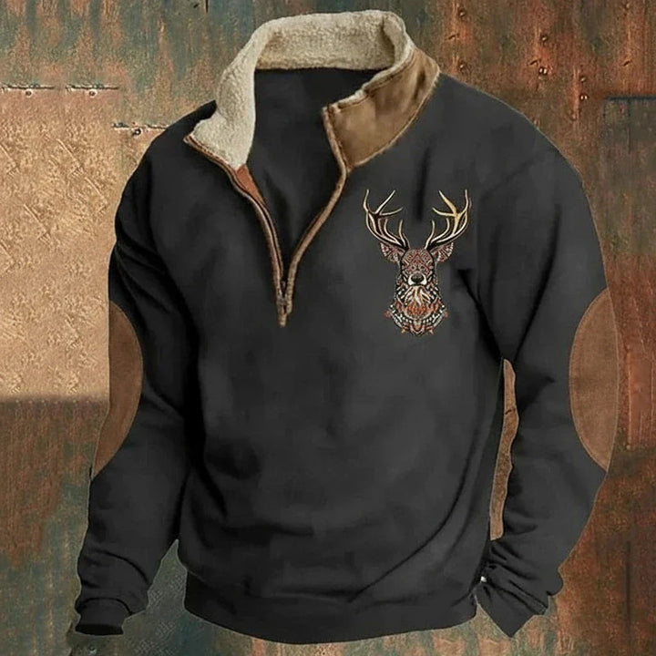 Nohan – Elegantes Sweatshirt Mit Hirschmotiv