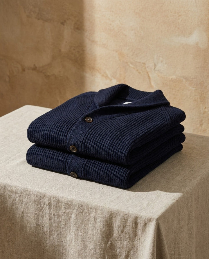 Jirri – Strickjacke Mit Schalkragen Und Knopfleiste