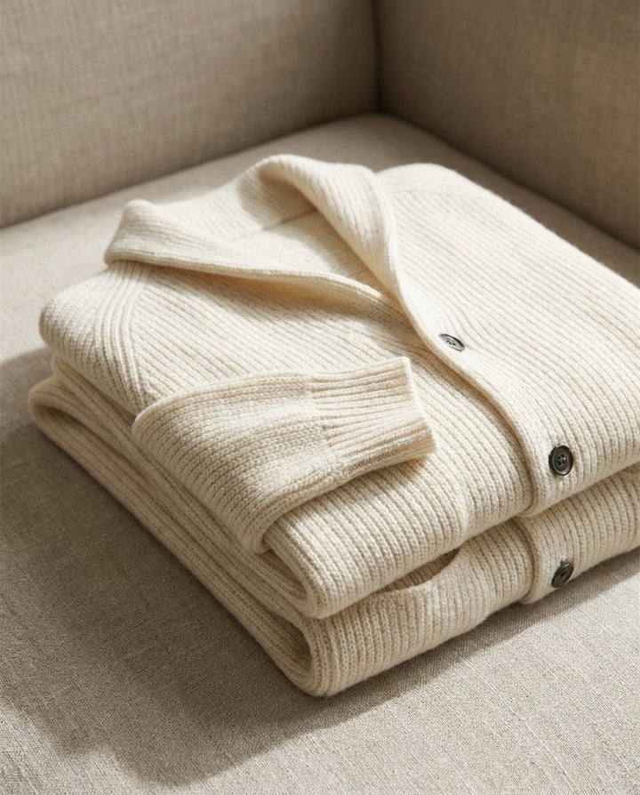 Jirri – Strickjacke Mit Schalkragen Und Knopfleiste