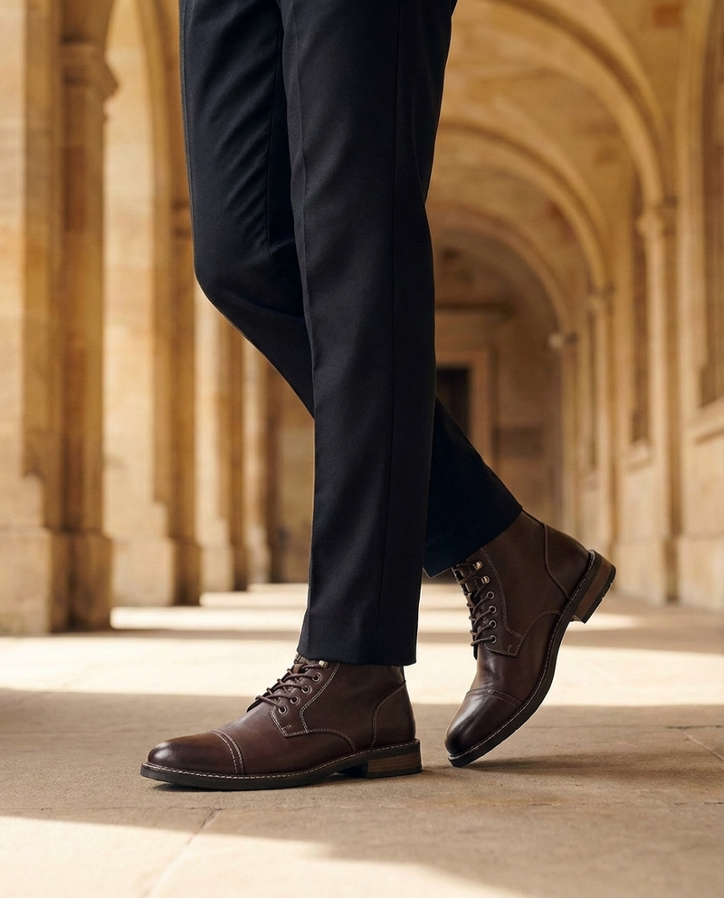 Andersan – Lederstiefel mit Schnürung