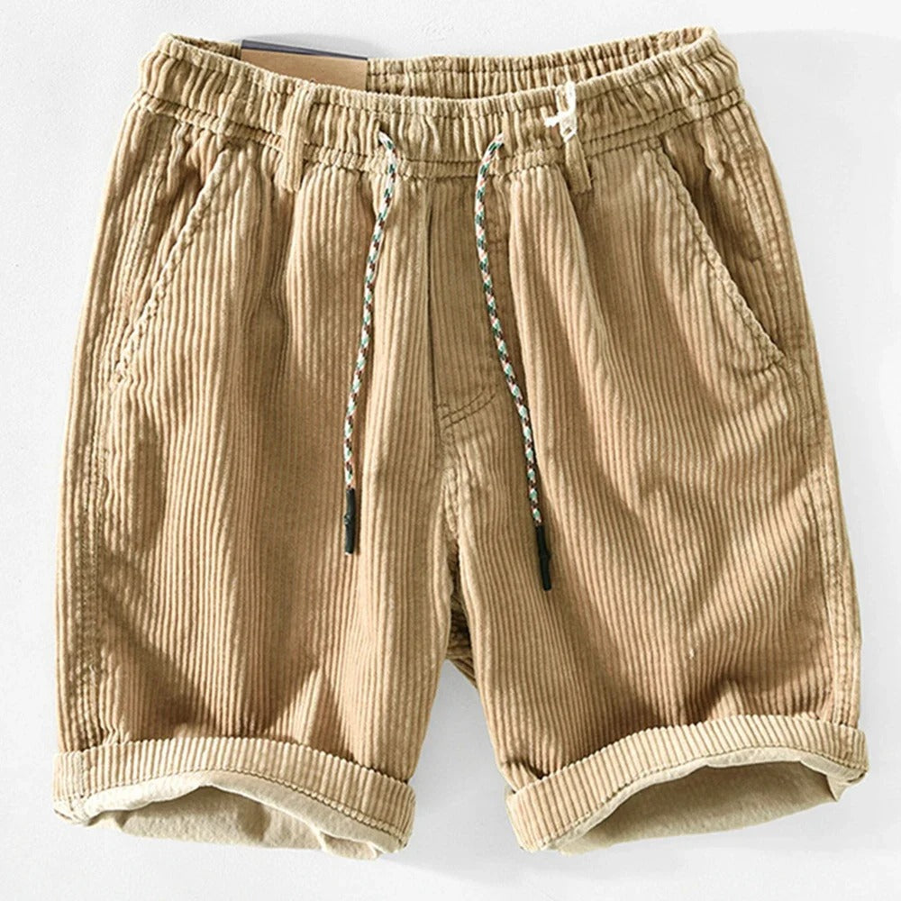 Anneliis – Cord Shorts Mit Elastischem Bund