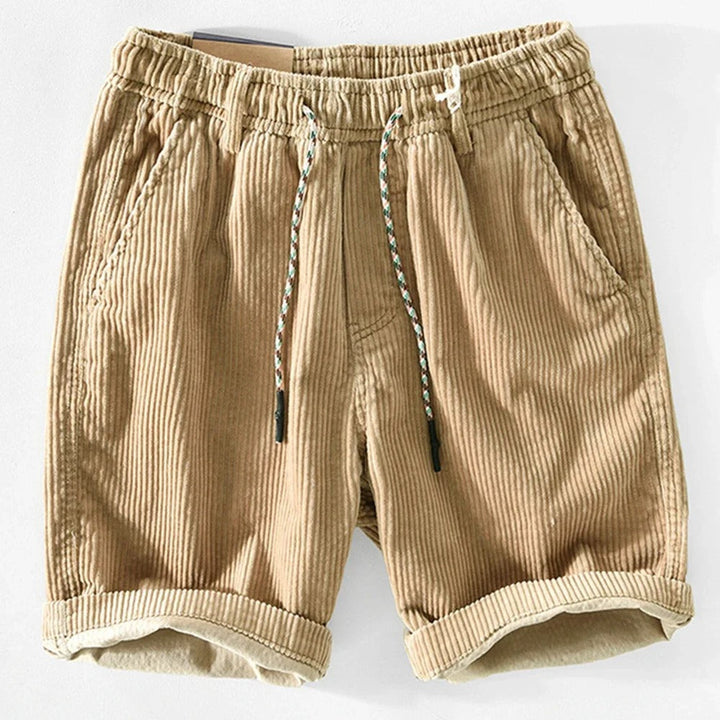 Anneliis – Cord Shorts Mit Elastischem Bund