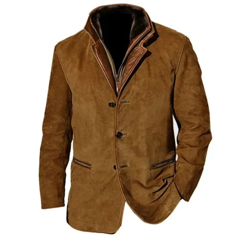 Cesario – Klassische Vintage Leder Jacke