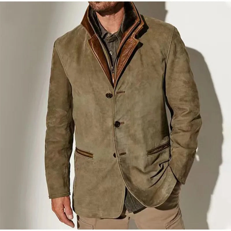 Cesario – Klassische Vintage Leder Jacke