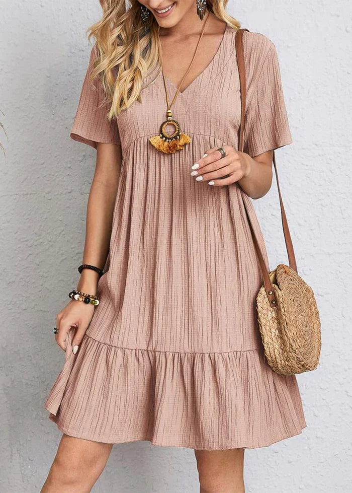 Lorene – Elegantes Bauch Schmeichelhaft Kleid