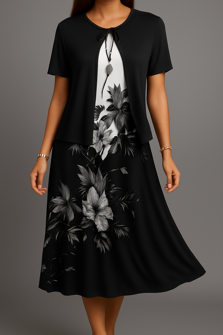 Isadora - Elegant Bohemian Jersey With Madi Dress