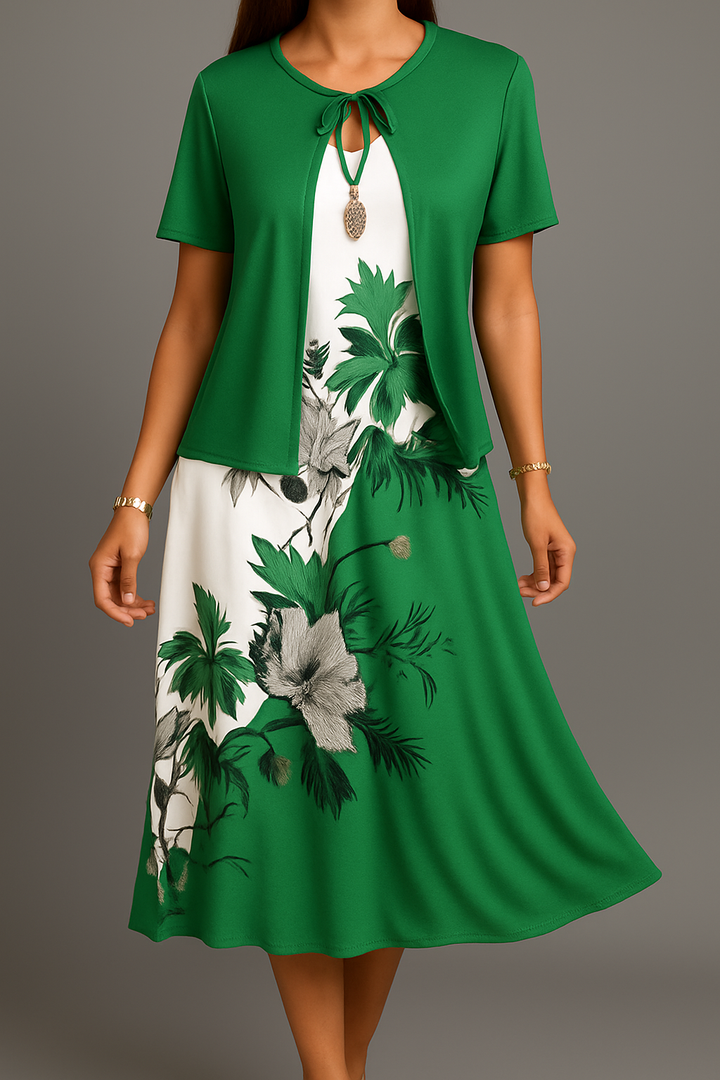 Isadora - Elegant Bohemian Jersey With Madi Dress