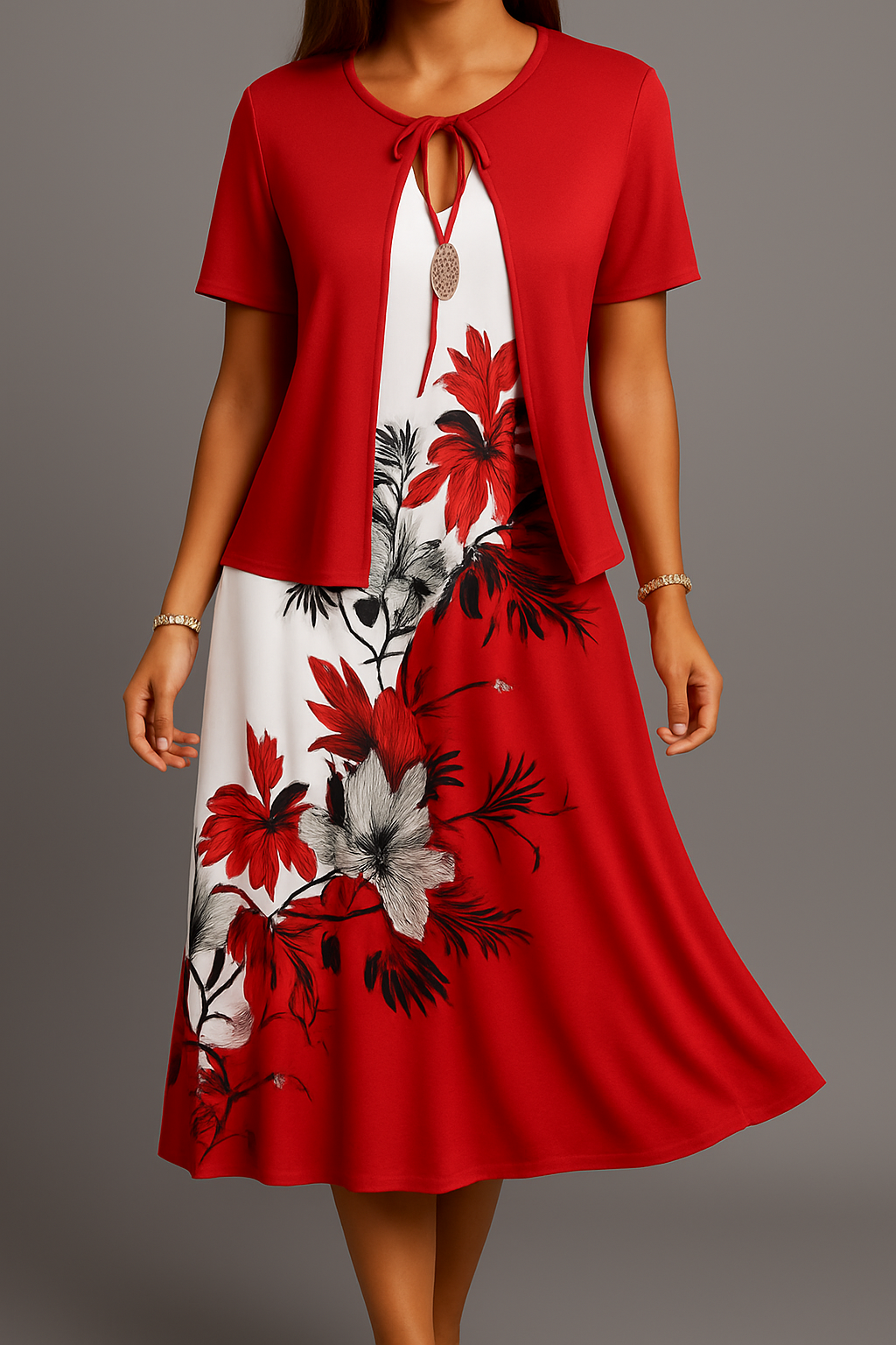 Isadora - Elegant Bohemian Jersey With Madi Dress