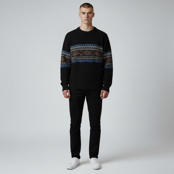 Isidoro – Bequemer Pullover Aus Nordischem Strick