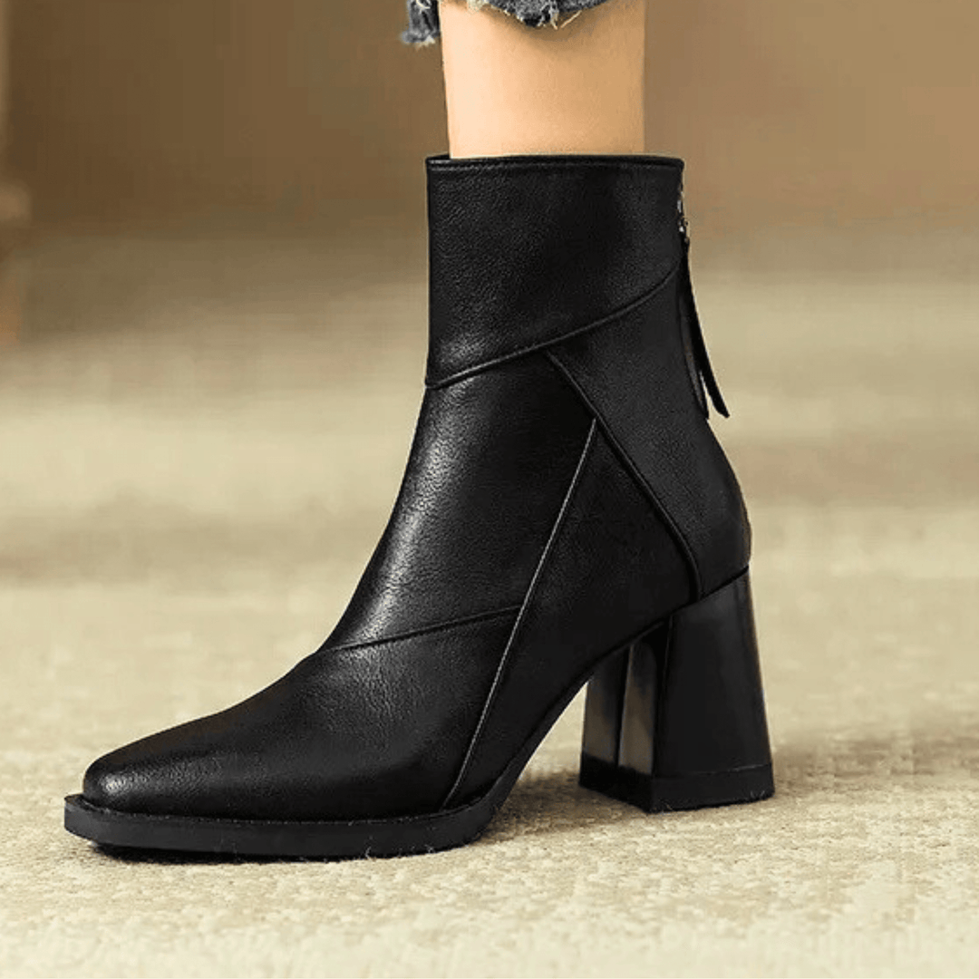 Einav - Retro Stiefel Mit Klobigem Absatz Im Britischen Stil