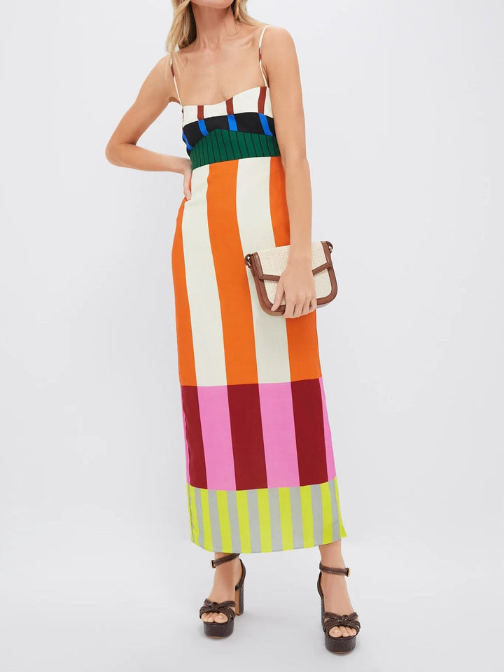 Sienna  - Bengal Multi Paloma Maxikleid