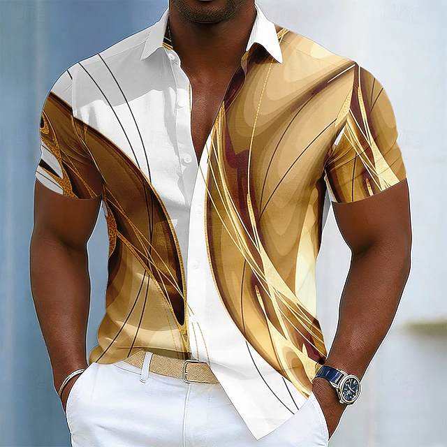 Lovren – Bedrucktes Kurzarm-Shirt