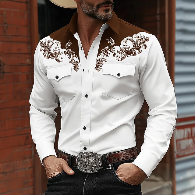 Leif – Klassisches Hemd im Western-Stil