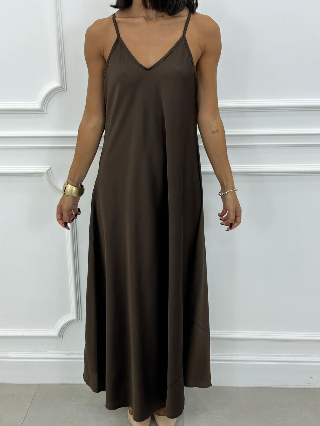 Lorelei – Elegantes Langes Kleid Und Asymmetrisches Oberteil