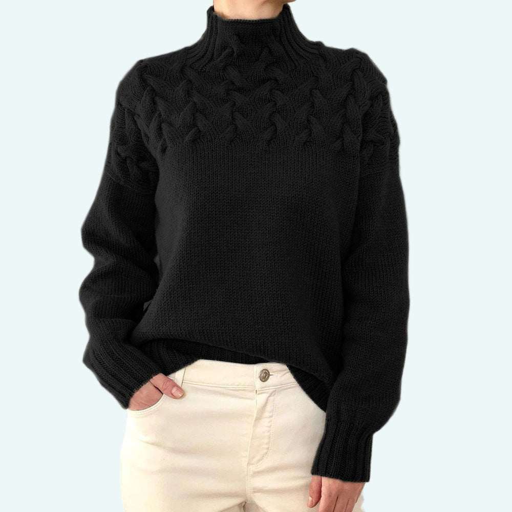 Farrah - Eleganter Strickpullover Mit Rollkragen