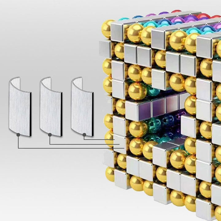 Dekompression Rubik's Kubus Magnetische Kugel